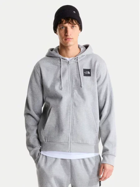 THE NORTH FACE Gornji dio trenirke NF MN svijetlosiva / crna siva