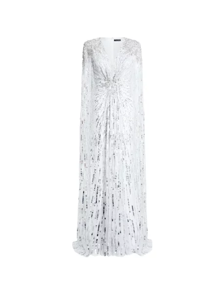 Rochie Jenny Packham cu paiete alb