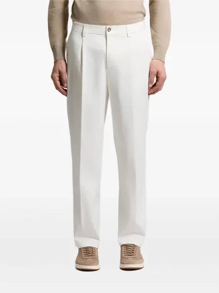 Pantaloni Peserico alb