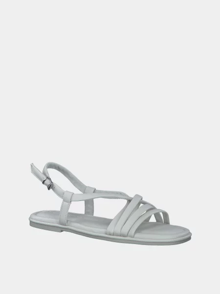 Marco Tozzi Босоніжки Текстиль білий