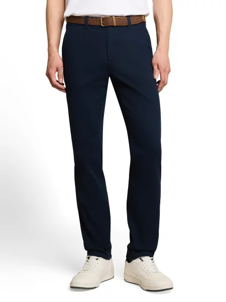 TOM TAILOR Pantaloni eleganți închis albastru