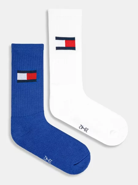 Чорапи Tommy Hilfiger 2 броя бяло