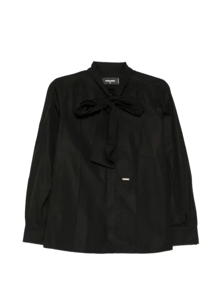 Cămașă Dsquared2 cu legături negru