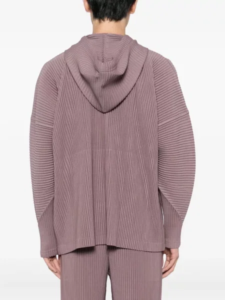 Πλισέ hoodie Homme Plissé Issey Miyake μωβ