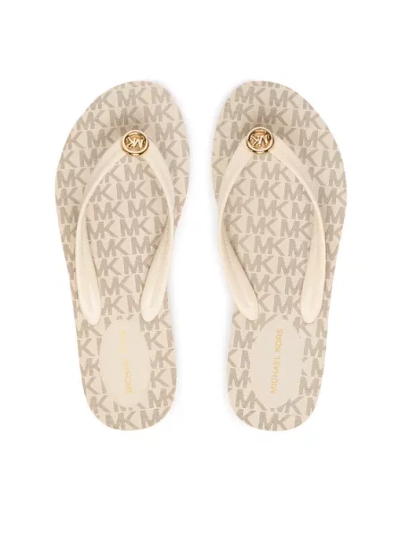 В'єтнамки MICHAEL Michael Kors Posie Flip Flop Кремовий