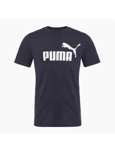 PUMA Tričko ESS No. 1 tmavomodrá / biela tmavo modrá