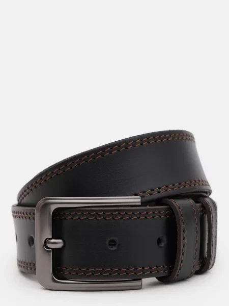 Borsa Leather Ремінь Шкіра чорний