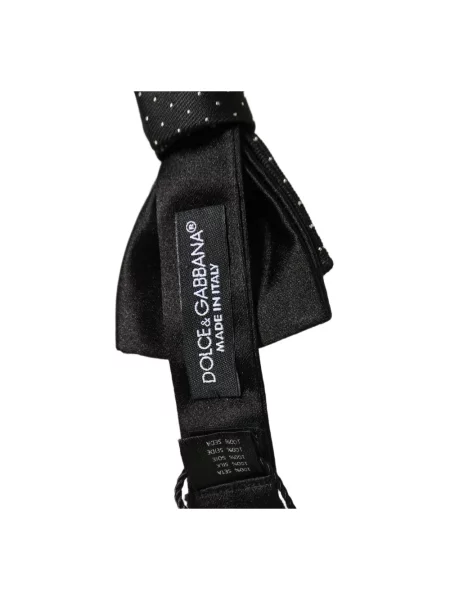 Krawat Dolce And Gabbana w grochy czarny