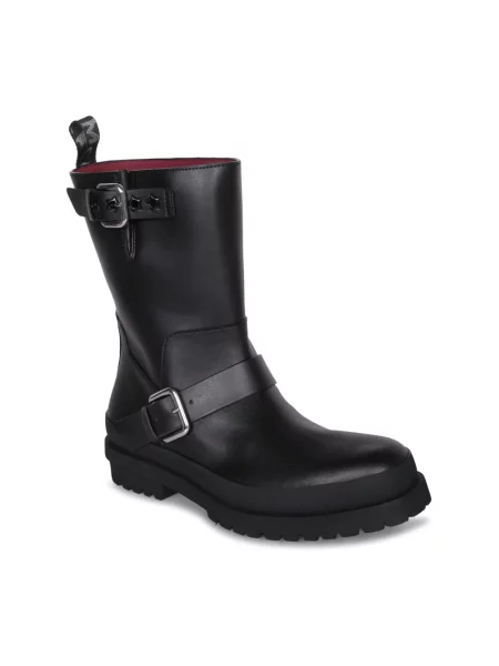 Botki Stella Mccartney skórzane czarne