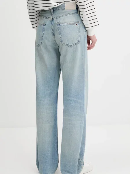 Džíny Tommy Hilfiger high waist modré