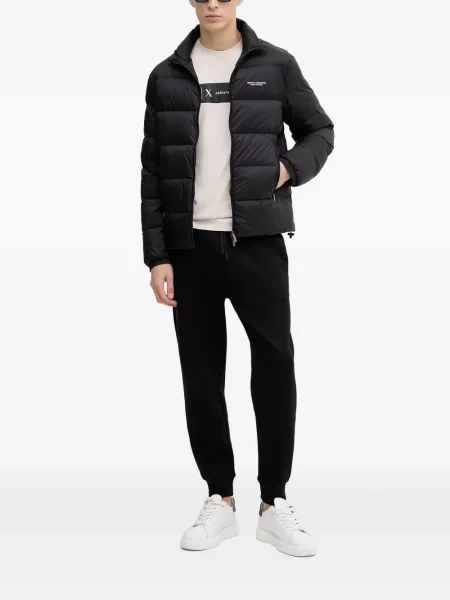 Jachetă matlasată Armani Exchange matlasat negru