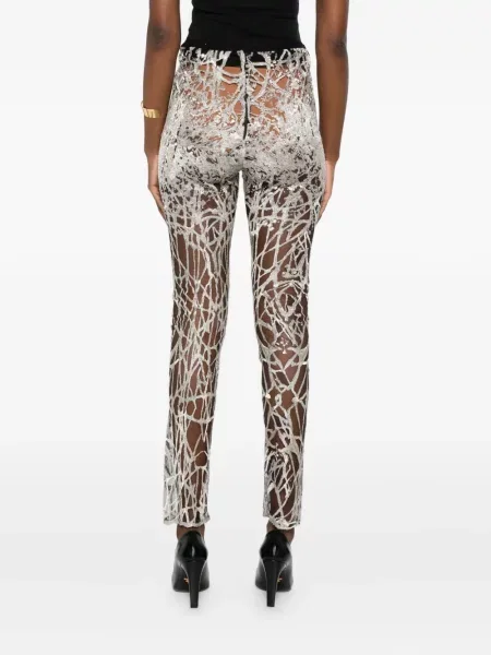 Клинове Gemy Maalouf с дантела сребристо