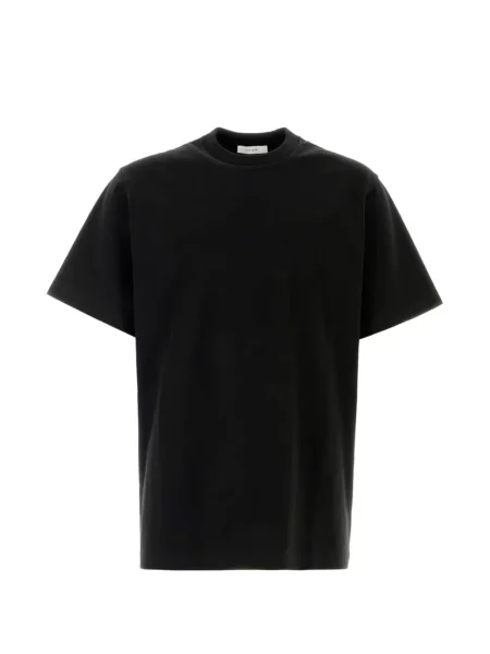 Scurt tricou The Row cu decolteu rotund negru
