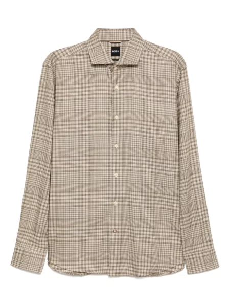 Kostkovaná košile Boss