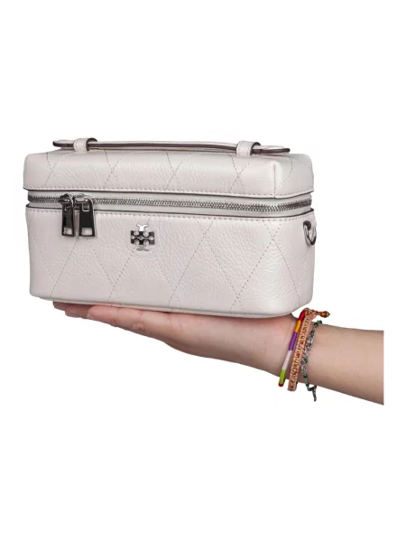 Torebka Tory Burch skórzana beżowa