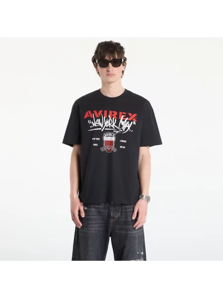 Tricou Avirex New York City Tee Black L negru