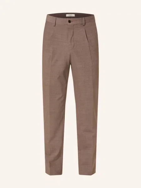 Mos Mosh Gallery Kalhoty Mmgjones Slim Fit hnědá
