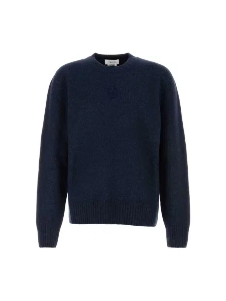 Sweter Alexander Mcqueen w kolorze melanż niebieski