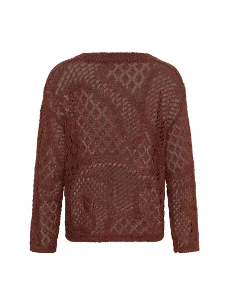 Dzianinowy sweter Soaked In Luxury brązowy