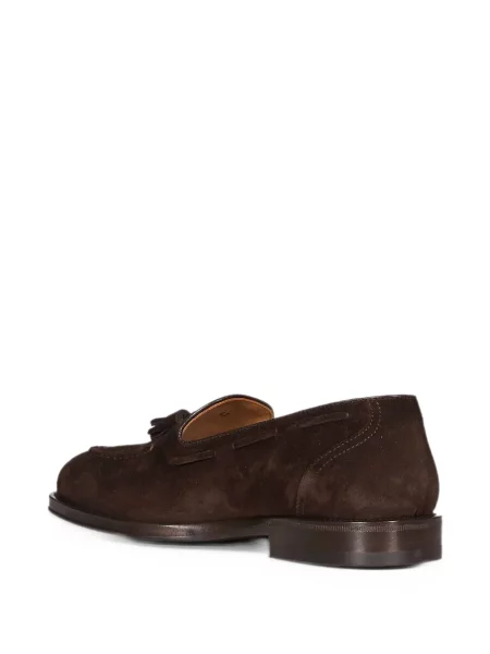 Pantofi loafer Henderson Baracco din piele de căprioară maro