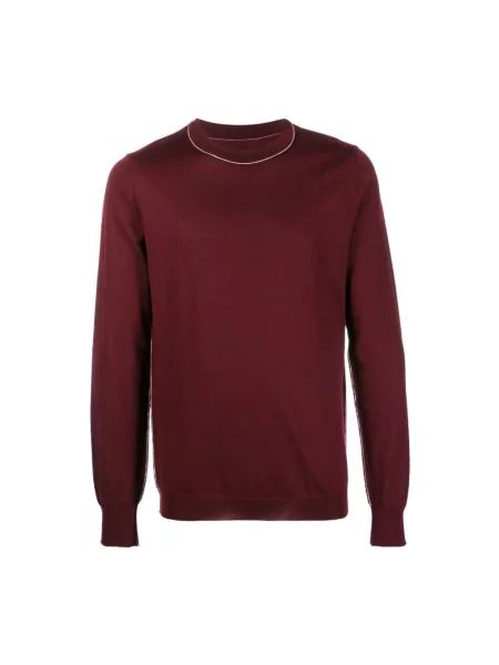 Sweter Maison Margiela wełniany czerwony