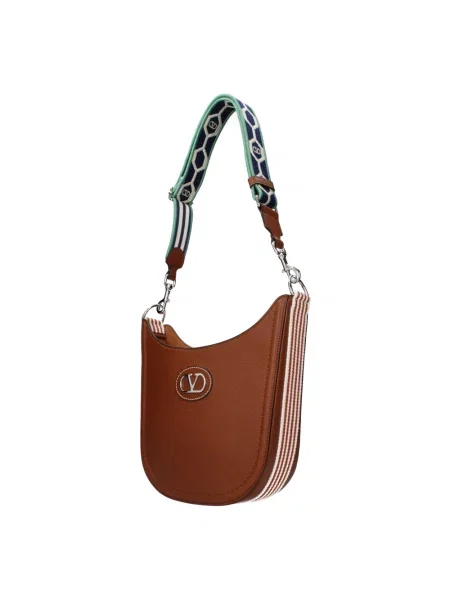 Torebka crossbody Valentino Garavani brązowa