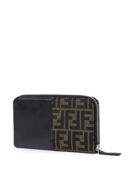 Portofel Fendi din jacard negru