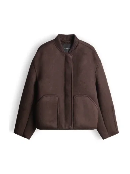 OPUS Geacă de primăvară-toamnă Halissa ciocolatiu