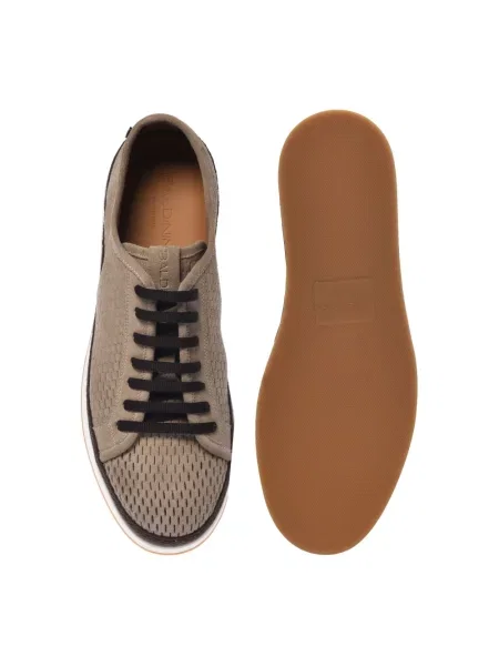 Sneakersy Baldinini zamszowe beżowe