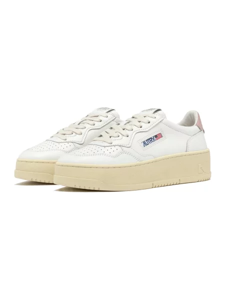 Sneakersy Autry na platformie białe