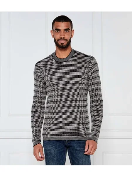 Emporio Armani De lână pulover negru