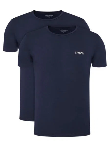 Emporio Armani 2 db-os póló | Fitted fit kék