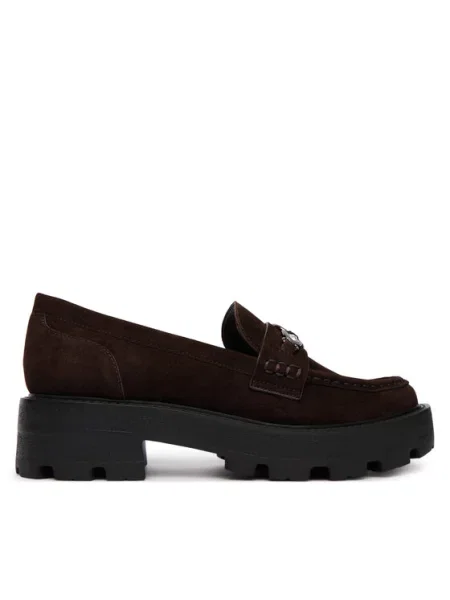 Loafers Guess Tmavo hnedá