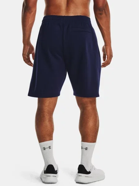 UNDER ARMOUR Športové nohavice Rival tmavomodrá biela