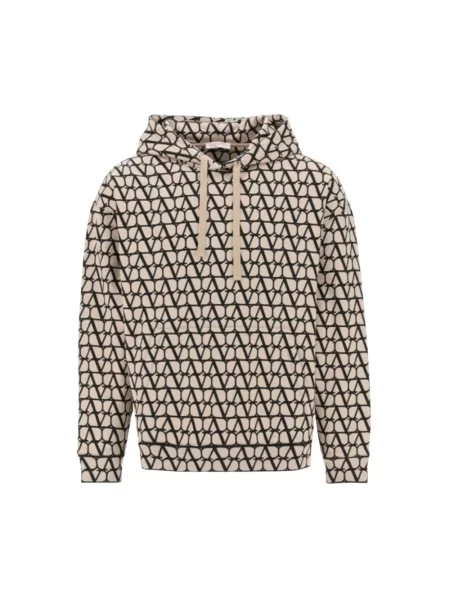 Bluza z kapturem Valentino Garavani beżowa