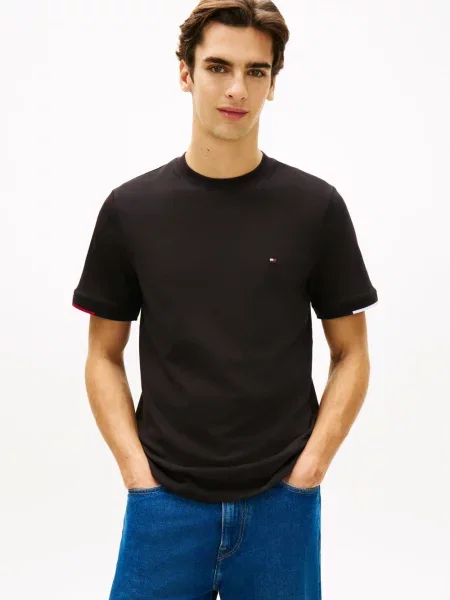 Tommy Hilfiger Koszulka Mężczyźni jednolity S czarny
