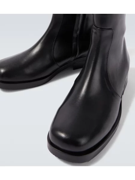 Cizme scurte Studio Nicholson din piele negru