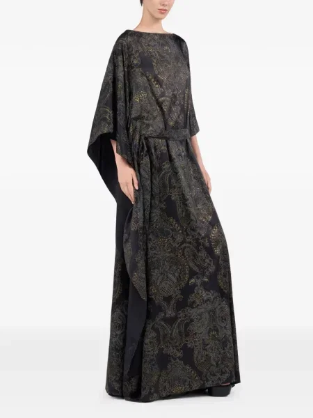 Rochie Roberto Cavalli cu imagine de costum negru