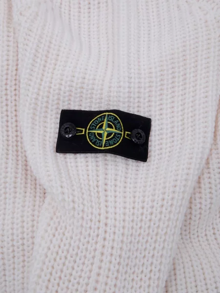 Sweter dziecięcy Stone Island biały