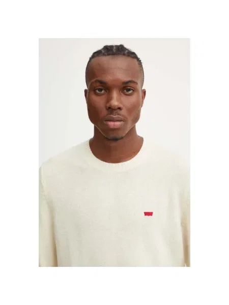 Levi's sweter wełniany lekki beżowy