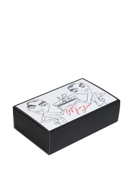 Portofel Dsquared2 cu imagine negru