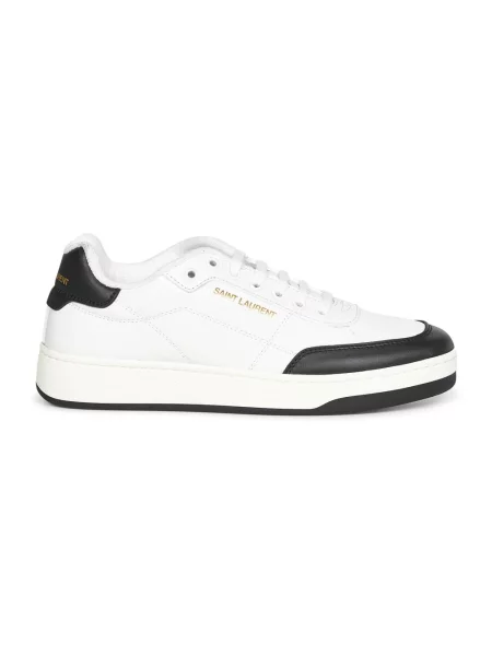 Sneakersy Saint Laurent skórzane białe
