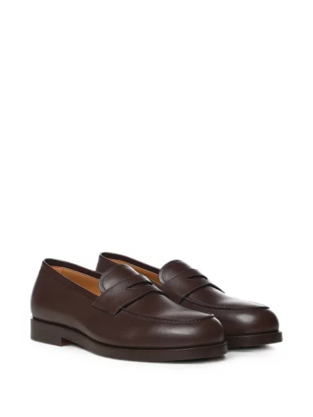 Pantofi loafer Loro Piana din piele maro