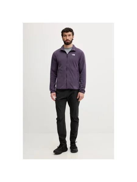 Bluza polarowa The North Face polarowa fioletowa