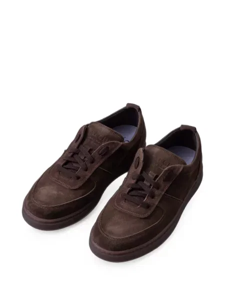 Sneakerși Calce din piele de căprioară maro