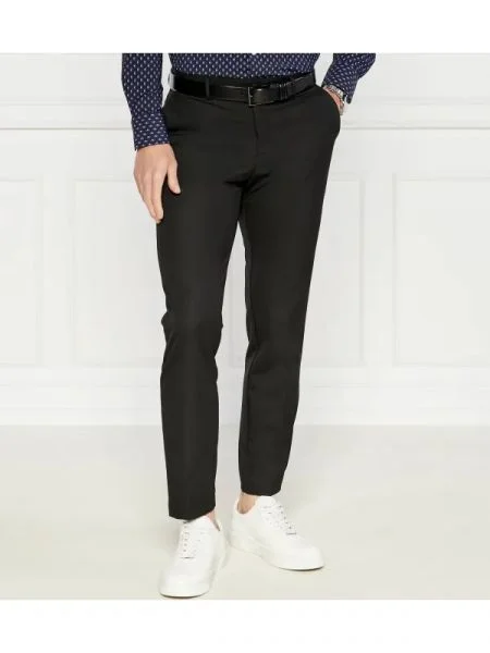 BOSS BLACK Pantaloni P-Genius-EL negru