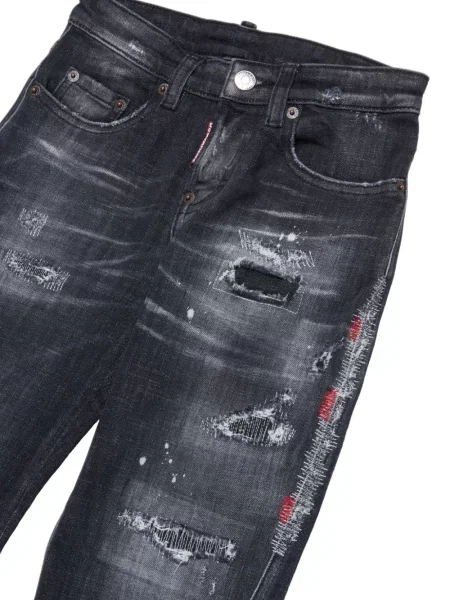 Jeansy dziecięce Dsquared2 szare