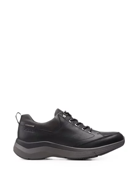Sneakerși Clarks Originals din piele negru