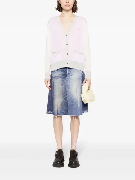 Cardigan Maison Kitsune roz