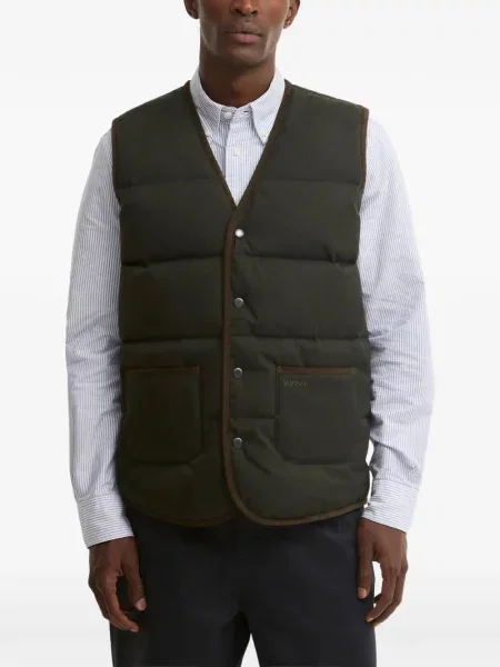 Matlasat vestă Barbour verde